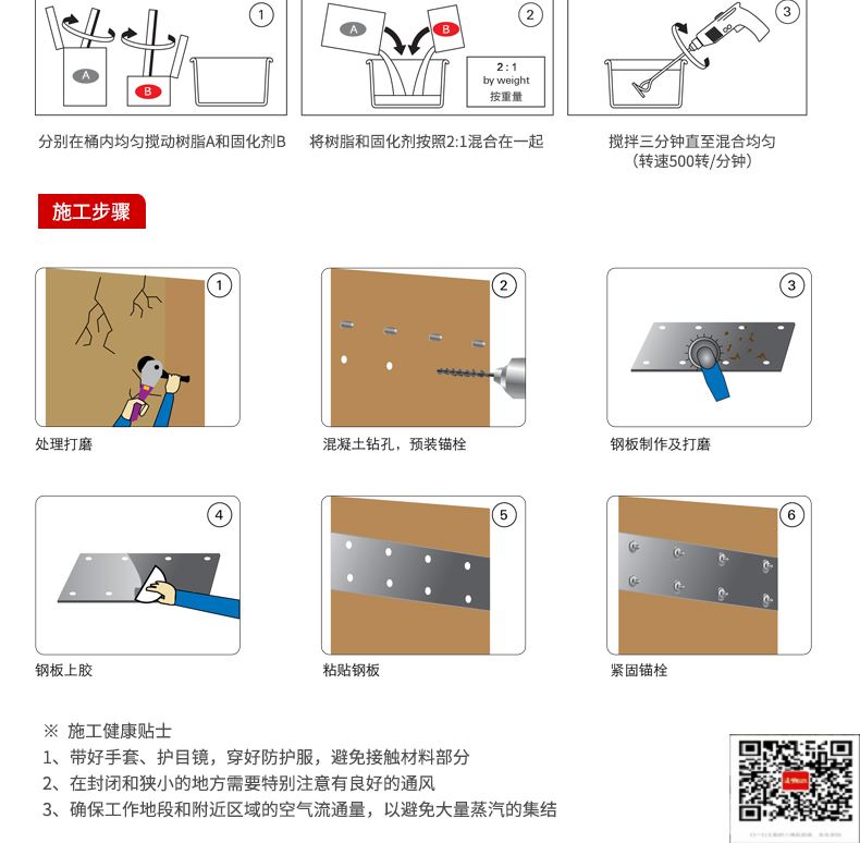 包钢闻喜粘钢加固施工过程